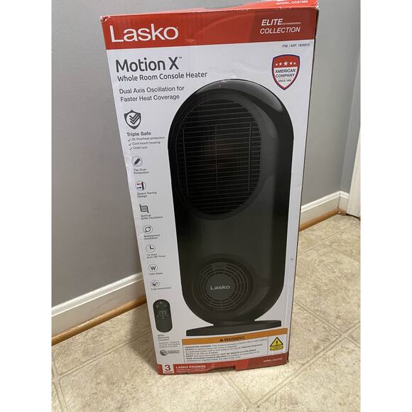 Lasko Motion X Whole Room Console Heater(Oscillating, Ready-for-Use, Adjustable) - Picture 1 of 3